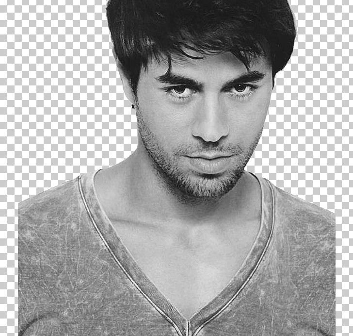 Enrique Iglesias Singer Png Clipart Black And White Black Hair