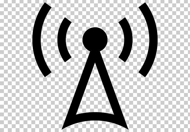 Computer Icons Telecommunications Tower Signal PNG, Clipart, Aerials, Area, Black And White, Brand, Circle Free PNG Download