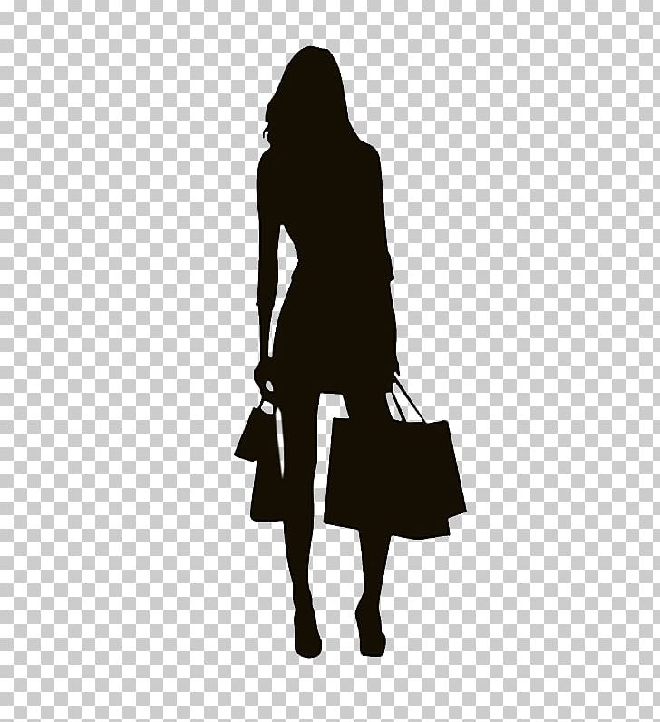 Shopping Silhouette Graphics Personal Shopper PNG, Clipart, Animals, Black, Black And White, Clothing, Damen Free PNG Download