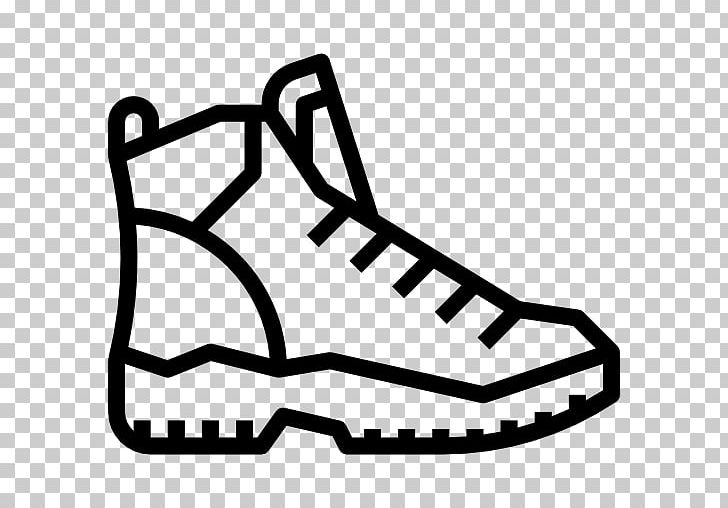 Hiking Boot Computer Icons Trekking Walking PNG, Clipart, Area, Artwork, Backpack, Black, Black And White Free PNG Download