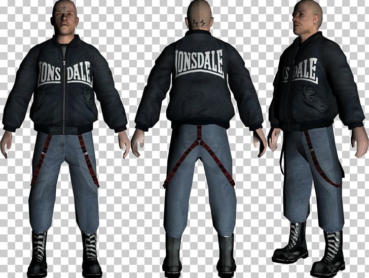 Lonsdale Grand Theft Auto: San Andreas Neo-Nazism Skinhead PNG, Clipart, Braces, Clothing, Dry Suit, Grand Theft Auto, Grand Theft Auto San Andreas Free PNG Download