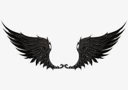 Black Wings PNG, Clipart, Animal, Black, Black Clipart, Demon, Wing Free PNG Download