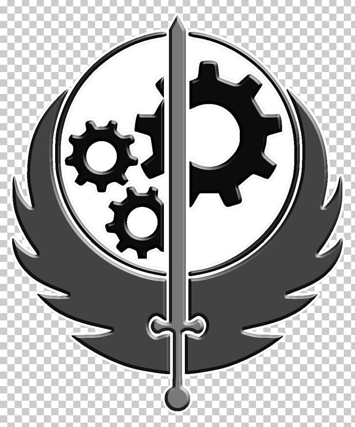 Fallout: Brotherhood Of Steel Fallout: New Vegas Fallout 3 Fallout 4 PNG, Clipart, Black And White, Decal, Emblem, Fallout, Fallout 2 Free PNG Download