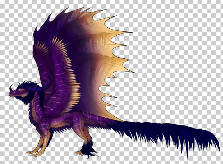Purple Dragon Violet Feather PNG, Clipart, Animal, Art, Beak, Cartoon, Character Free PNG Download