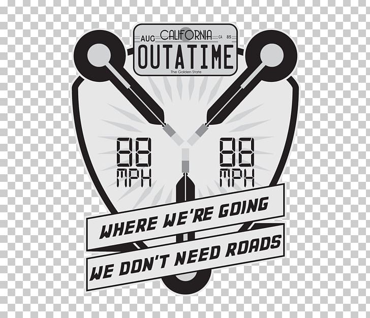 Back To The Future Back In Time DeLorean Time Machine Decal Time Travel PNG, Clipart, Back In Time, Back To The Future, Brand, Competition Number, Decal Free PNG Download