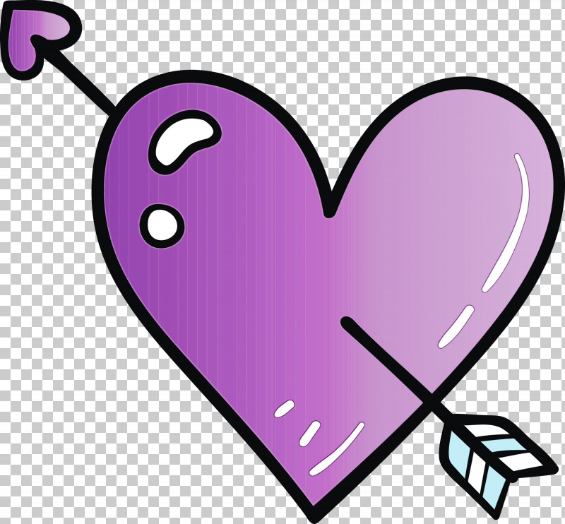 Heart Violet Purple Pink Love PNG, Clipart, Arrow, Heart, Love, Magenta, Paint Free PNG Download