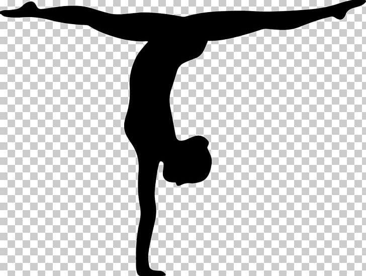 Artistic Gymnastics Physical Fitness Silhouette Logo PNG, Clipart, Arm, Artistic Gymnastics, Balance, Black And White, Gymnastics Free PNG Download