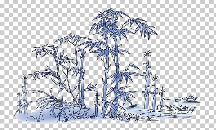 Budaya Tionghoa Blue And White Pottery Porcelain PNG, Clipart, Bamboo, Bamboo Border, Bamboo Frame, Bamboo Leaf, Bamboo Leaves Free PNG Download