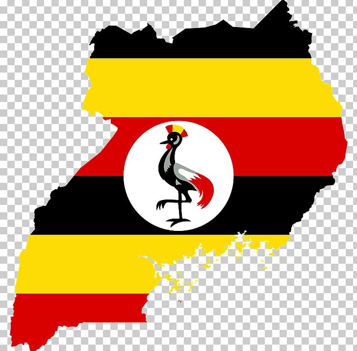 Flag Of Uganda National Flag Map PNG, Clipart, Area, Art, Artwork, Beak, Bird Free PNG Download