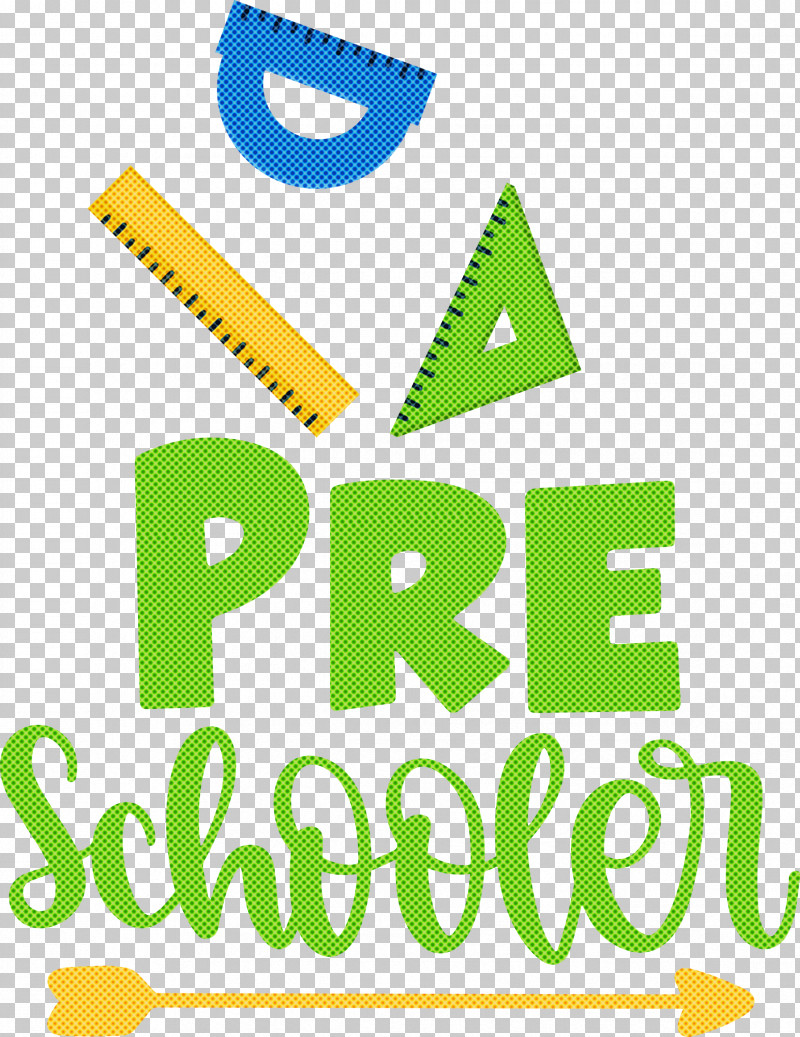 Pre Schooler Pre School Back To School PNG, Clipart, Back To School, Geometry, Green, Line, Logo Free PNG Download