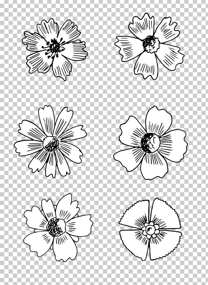 Floral Design Painting Flower Line Art PNG, Clipart, Area, Art, Artwork, Black And White, Body Jewelry Free PNG Download