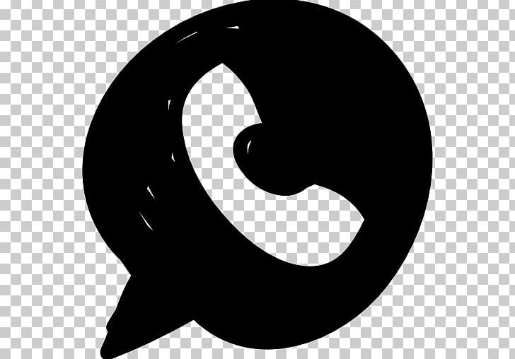 Logo Telephone Call Mobile Phones Handset PNG, Clipart, Black, Black And White, Circle, Comics, Crescent Free PNG Download