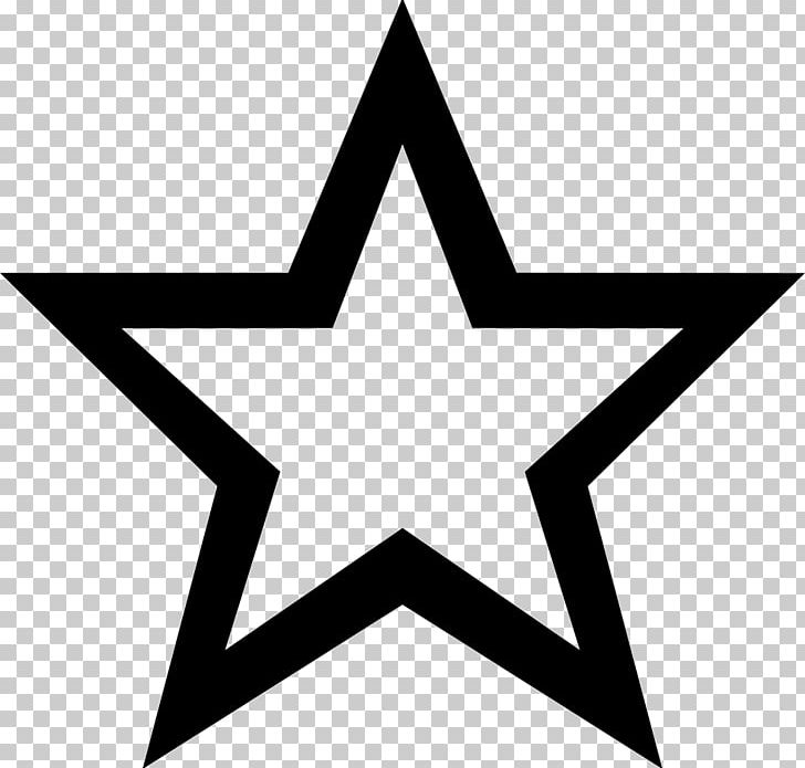 Star Computer Icons PNG, Clipart, Angle, Area, Black, Black And White, Cdr Free PNG Download