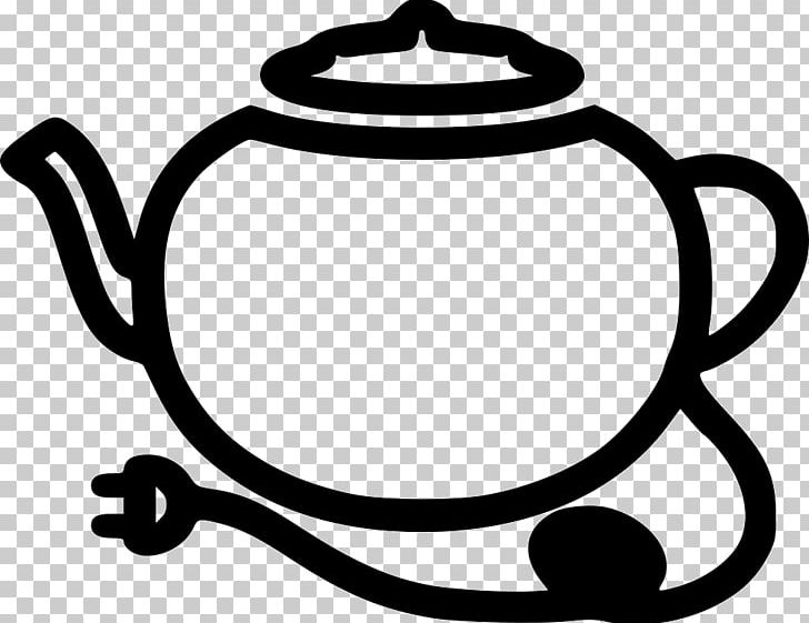 Teapot Kettle Kitchenware PNG, Clipart, Artwork, Black And White, Cdr, Circle, Cookware Free PNG Download