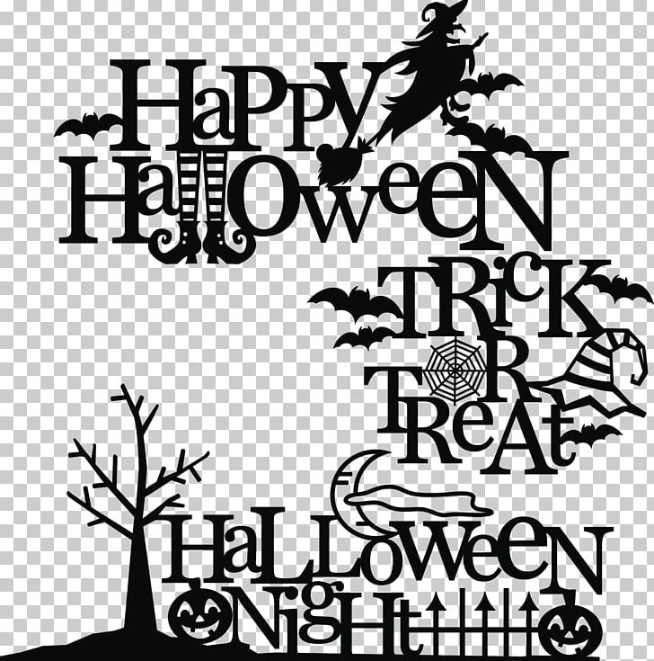 Halloween Scrapbooking PNG, Clipart, Art, Black, Black And White, Branch, Brand Free PNG Download
