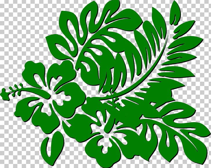 Hawaiian Flower PNG, Clipart, Artwork, Background Green, Black And White, Branch, Flora Free PNG Download