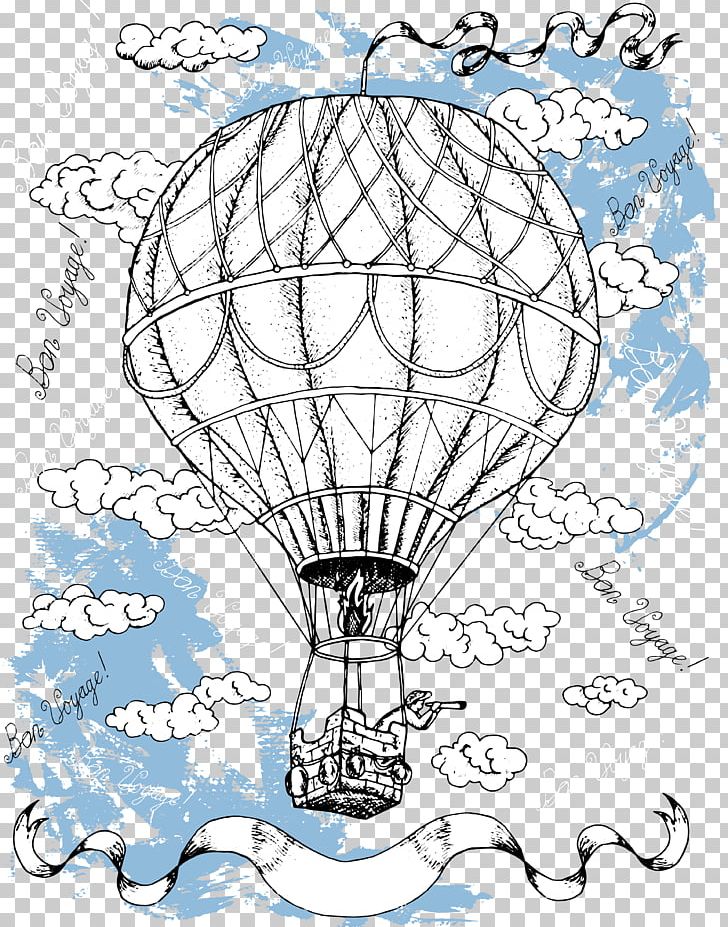 Hot Air Balloon Drawing Illustration PNG, Clipart, Air, Air Balloon, Area, Artwork, Balloon Free PNG Download