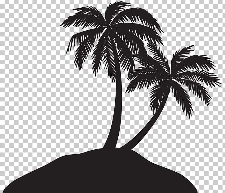 Arecaceae Silhouette PNG, Clipart, Arecaceae, Arecales, Art, Art Island, Black And White Free PNG Download