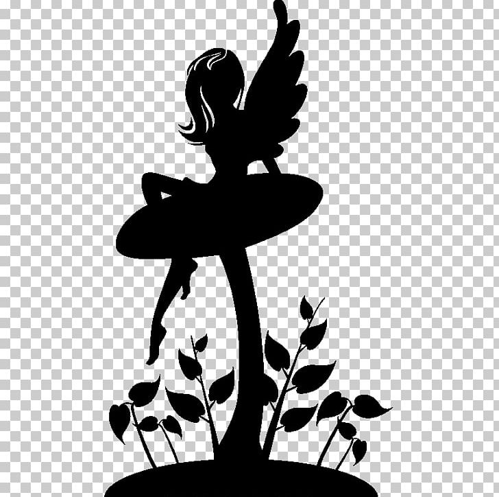 Sticker Wall Decal Fairy Die Cutting PNG, Clipart, Art, Black And White, Craft, Decal, Die Cutting Free PNG Download