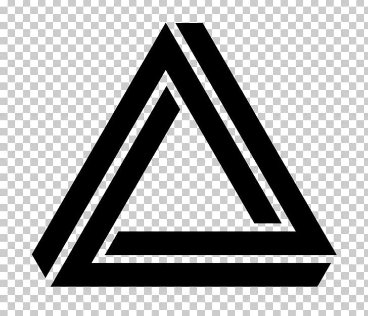 Penrose Triangle Symbol PNG, Clipart, Angle, Area, Art, Black, Black And White Free PNG Download