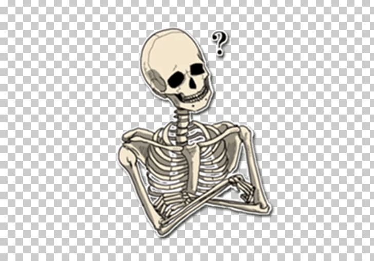 Skeleton Sticker Telegram Bone VKontakte PNG, Clipart, Bob Cut, Body Jewellery, Body Jewelry, Bone, Eurasian Eagleowl Free PNG Download