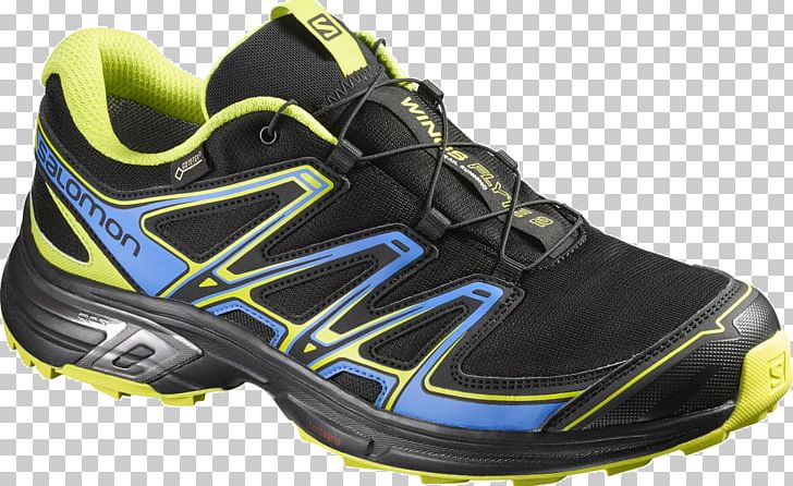 Gore-Tex Salomon Group Trail Running Shoe PNG, Clipart, Athletic Shoe, Black, Electric Blue, Goretex, Hiking Boot Free PNG Download