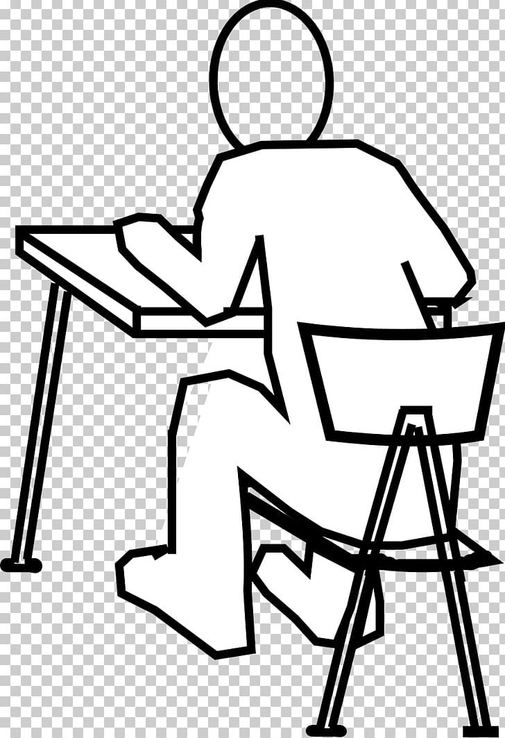 Office & Desk Chairs Drawing Sitting Standing Desk PNG, Clipart, Angle, Artwork, Black, Black And White, Chair Free PNG Download