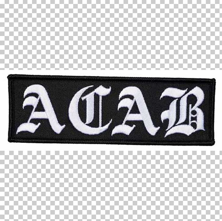 A.C.A.B. Embroidered Patch Pin Badges Sticker Text PNG, Clipart, Acab, Automotive Exterior, Brand, Bucket Hat, C A Free PNG Download