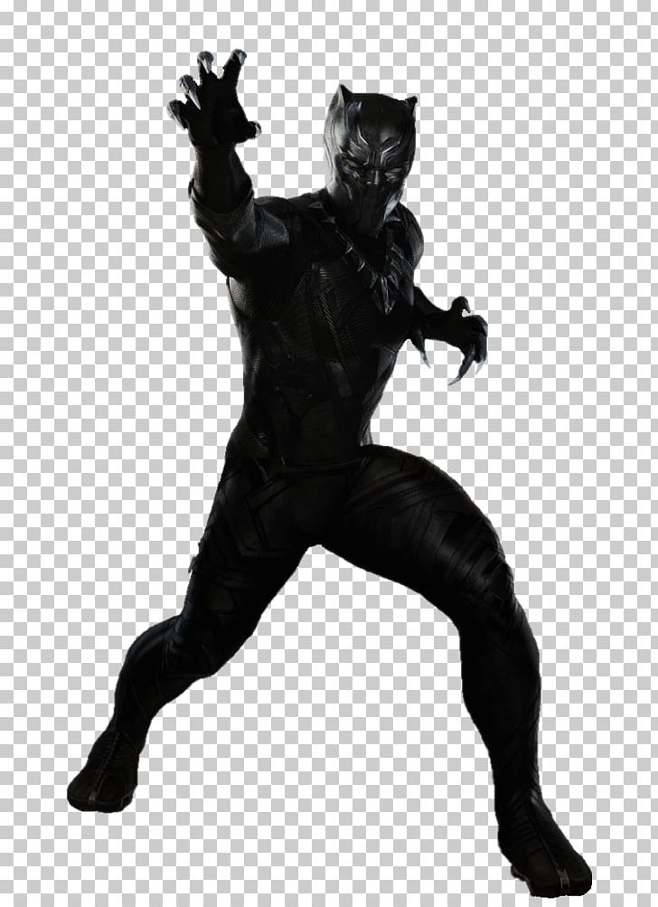 Black Panther Superhero Movie Film PNG, Clipart, Black And White, Black Panther, Captain America Civil War, Chadwick Boseman, Clip Art Free PNG Download