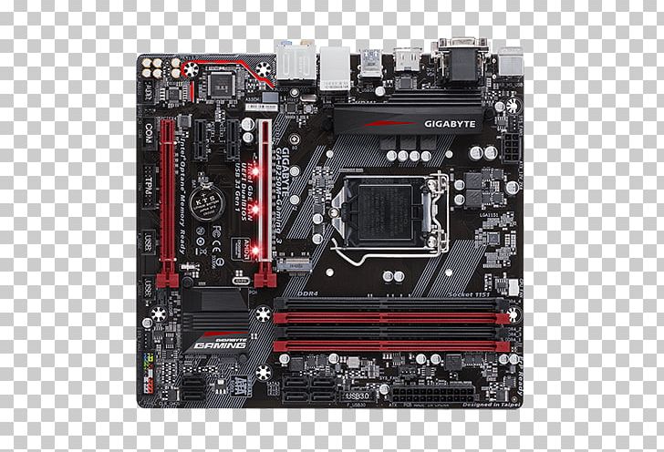 Intel Core GIGABYTE B250M-GAMING 3 Motherboard LGA 1151 PNG, Clipart, Atx, B 250, Central Processing Unit, Computer Component, Computer Cooling Free PNG Download