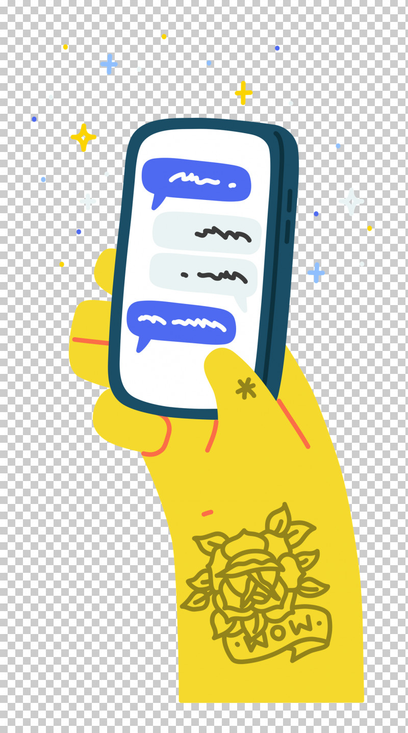 Chatting Chat Phone PNG, Clipart, Cartoon, Chat, Chatting, Hand, Hm Free PNG Download