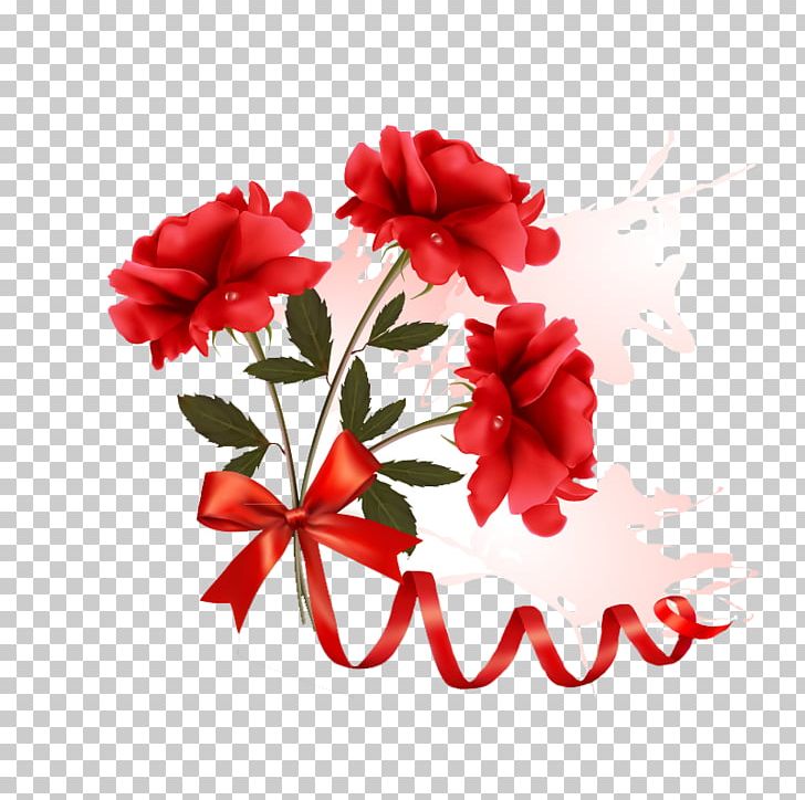Flower Ribbon Rose PNG, Clipart, Azalea, Carnation, Cut Flowers, Element, Encapsulated Postscript Free PNG Download