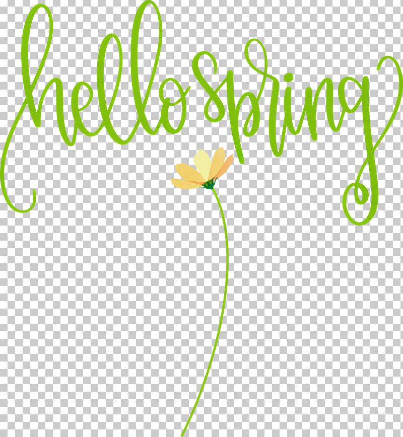 Hello Spring Spring PNG, Clipart, Floral Design, Green, Hello Spring, Leaf, Line Free PNG Download