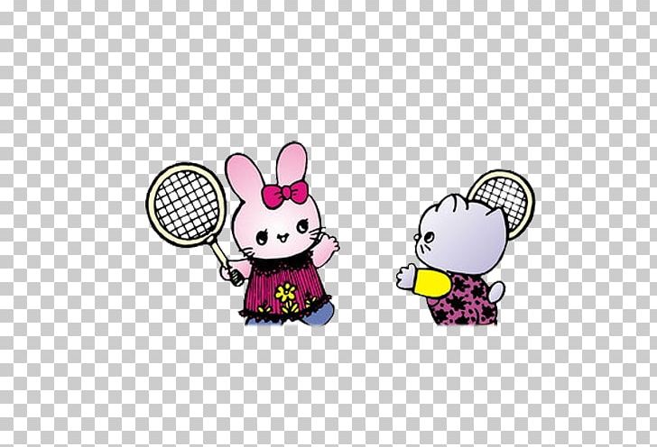 Badminton Cartoon Racket PNG, Clipart, Badmintonracket, Balloon Cartoon, Boy Cartoon, Bunnies, Cartoon Character Free PNG Download