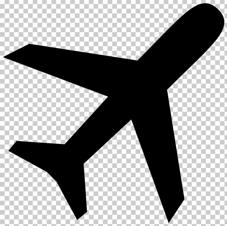 Airplane Portable Network Graphics Graphics Computer Icons PNG, Clipart, Aircraft, Airplane, Air Travel, Angle, Black And White Free PNG Download