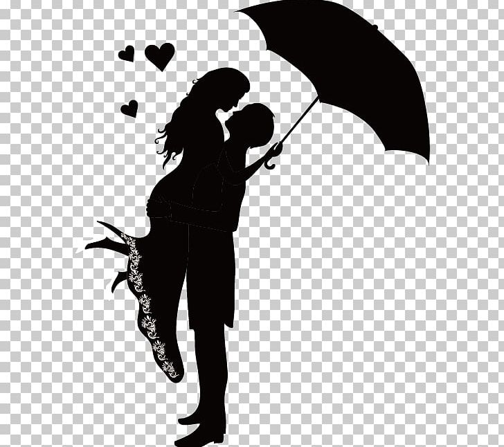 Romance Couple Silhouette PNG, Clipart, Art Museum, Black And White, Black And White Silhouette, Clip Art Couples, Decorative Patterns Free PNG Download