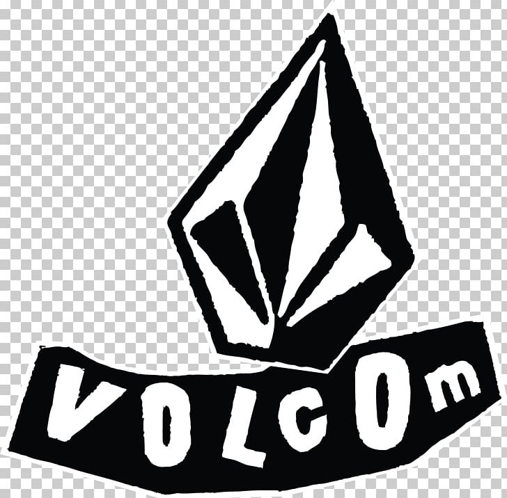 T-shirt Volcom Logo Decal Sticker PNG, Clipart, Angle, Area, Black, Black And White, Brand Free PNG Download
