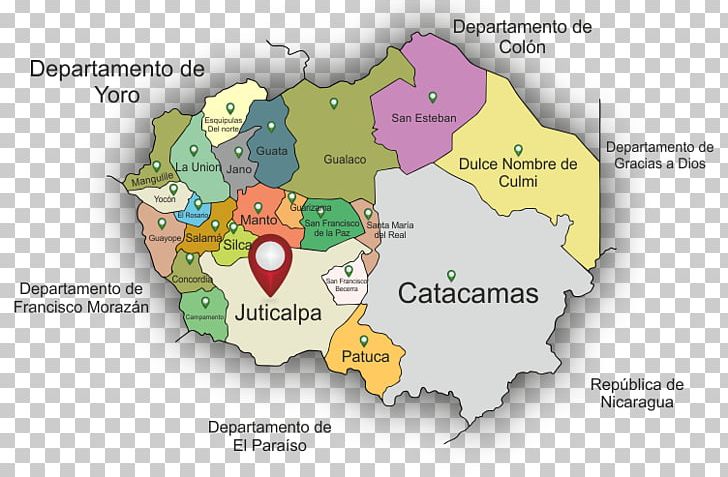 Catacamas Ocotepeque Departamentele Hondurasului Lempira Department Map PNG, Clipart,  Free PNG Download