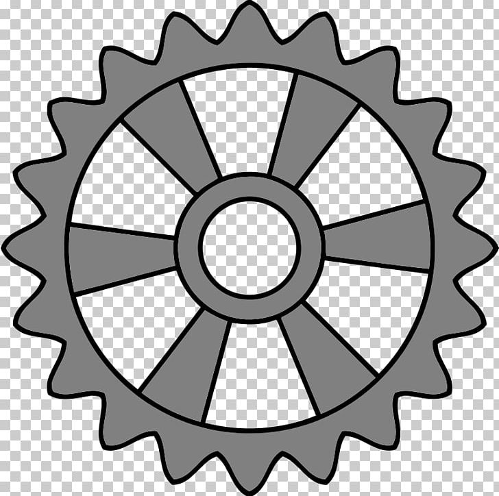 Gear Computer Icons Mechanism PNG, Clipart, Angle, Bicycle Part, Bicycle Wheel, Black And White, Circle Free PNG Download