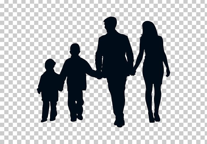 Family Silhouette PNG, Clipart, Black And White, Child, Communication, Conversation, Couple Free PNG Download