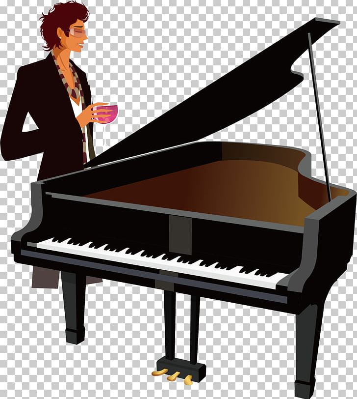 Piano PNG, Clipart, Cartoon, Decorative Elements, Design Element, Digital Piano, Elements Free PNG Download