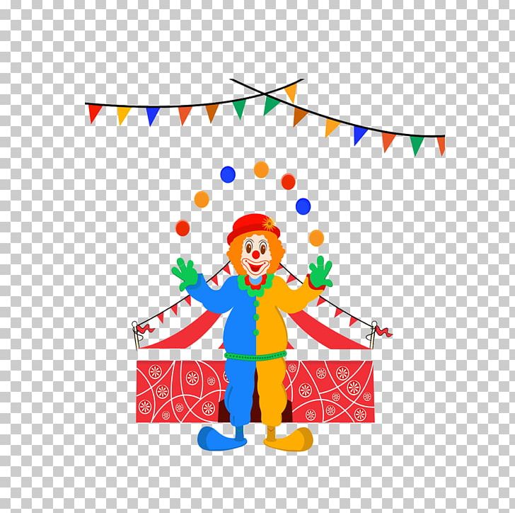 Performance Clown Circus PNG, Clipart, Area, Art, Bunting, Cartoon, Circus Free PNG Download