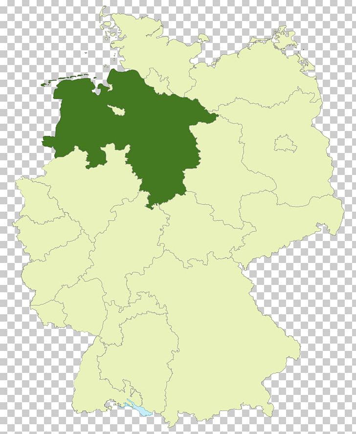 Lower Saxony States Of Germany Blank Map PNG, Clipart, Blank Map, Ecoregion, Geography, Germany, Green Free PNG Download