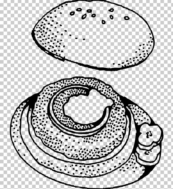 Black And White Hamburger Drawing PNG, Clipart, Area, Black And White, Circle, Coloring Book, Computer Free PNG Download