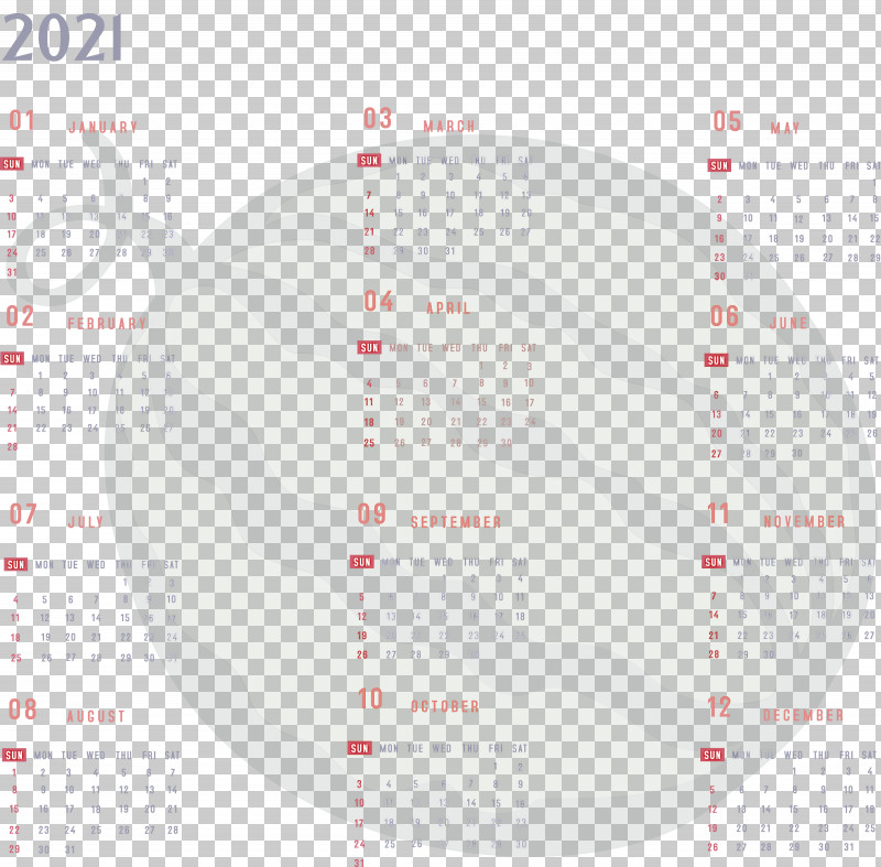 Year 2021 Calendar Printable 2021 Yearly Calendar 2021 Full Year Calendar PNG, Clipart,  Free PNG Download