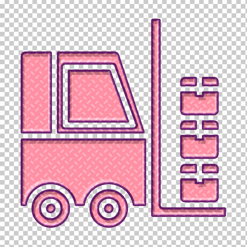 Forklift Icon Logistic Icon PNG, Clipart, Forklift Icon, Line, Logistic Icon, Pink, Vehicle Free PNG Download