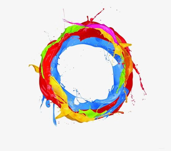 Multicolored Ink Jet PNG, Clipart, Background, Circle, Creative, Creative Photos, Decoration Free PNG Download