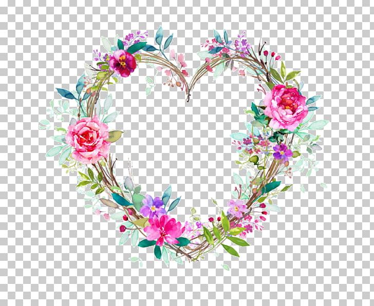 Pressed Flower Craft Wreath Watercolor Painting PNG, Clipart, Branch, Christmas, Clip Art, Color, Cut Flowers Free PNG Download