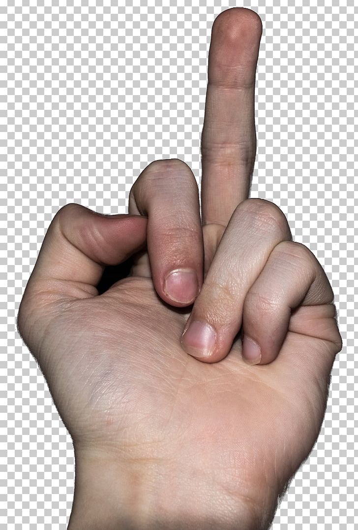 computer mouse pointer middle finger