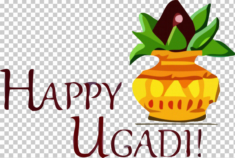 Ugadi Yugadi Hindu New Year PNG, Clipart, Ananas, Fruit, Hindu New Year, Leaf, Logo Free PNG Download